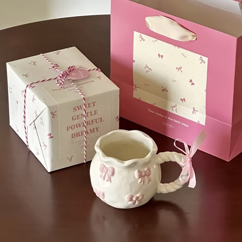 Ceramic Mug with Gift Box – Bow Relief
