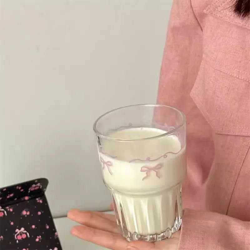 Bowknot Glass Cup