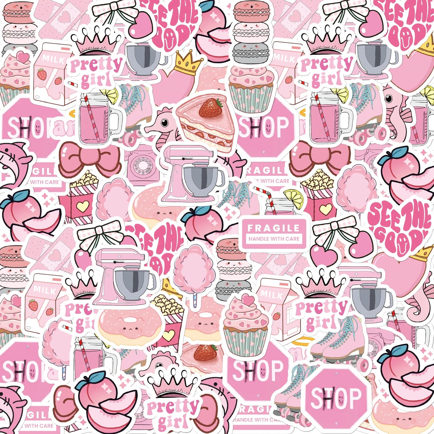 Pattern Stickers - 46pcs