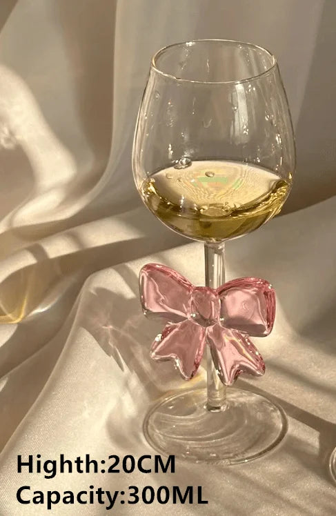 Bowknot Glass cups and candle holder