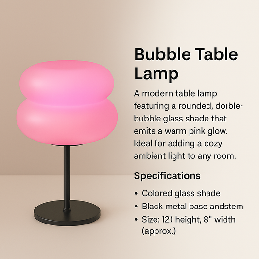 Dimmable Bread Table Lamp - 3 Color Changing Night Light